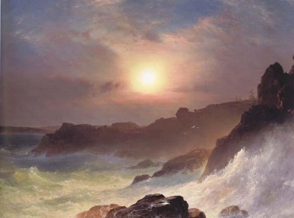 Frederic E.Church Coast Scene,Mount Desert oil painting image
